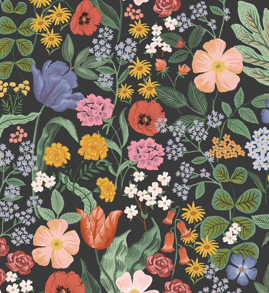 Blossom Wallpaper - Black