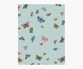 Butterfly House Wallpaper Sample - Light Blue