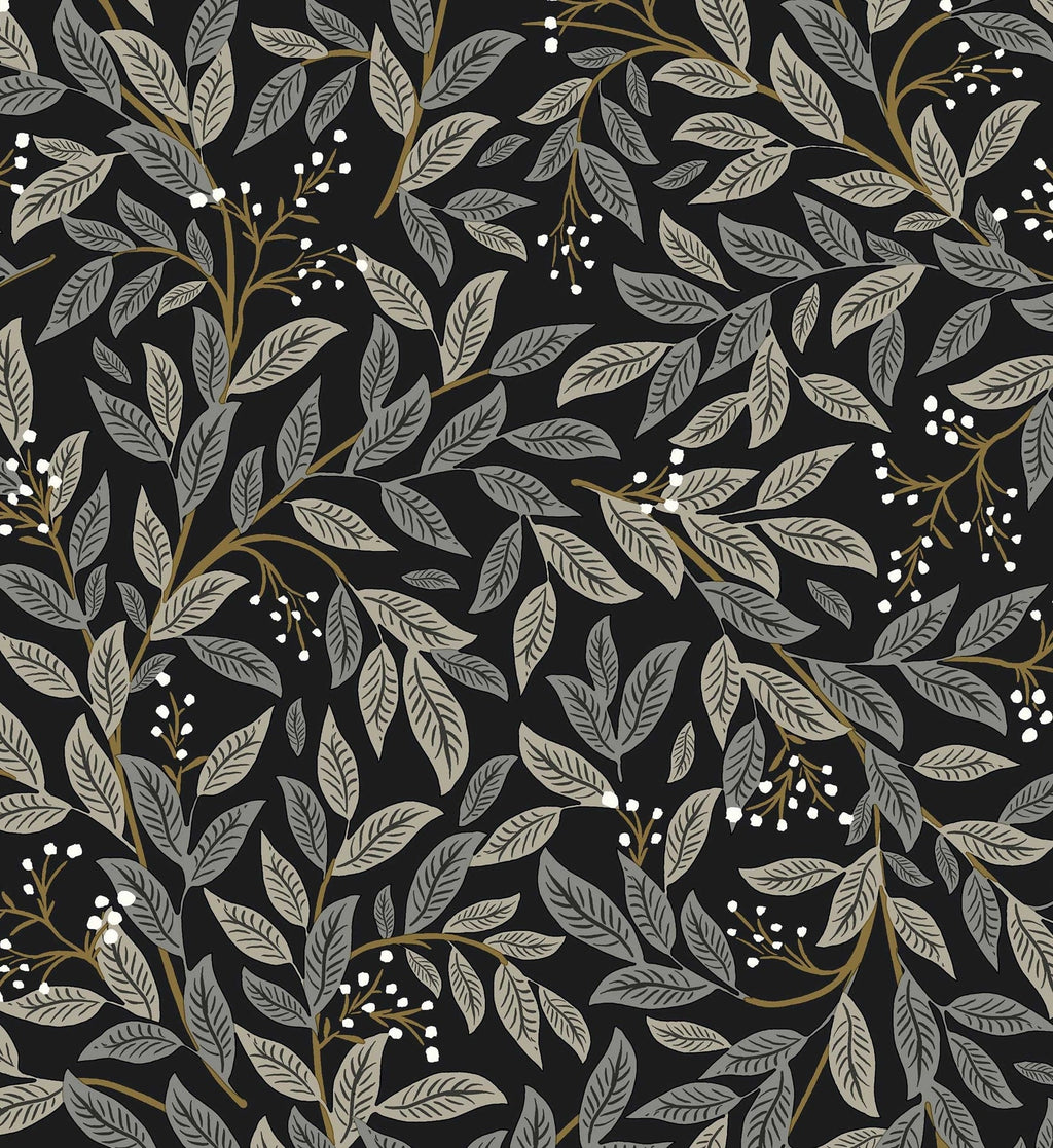 Willowberry Wallpaper - Black