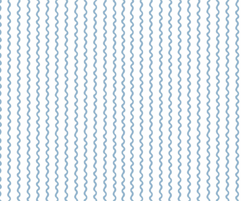 Rickrack Wallpaper - Blue