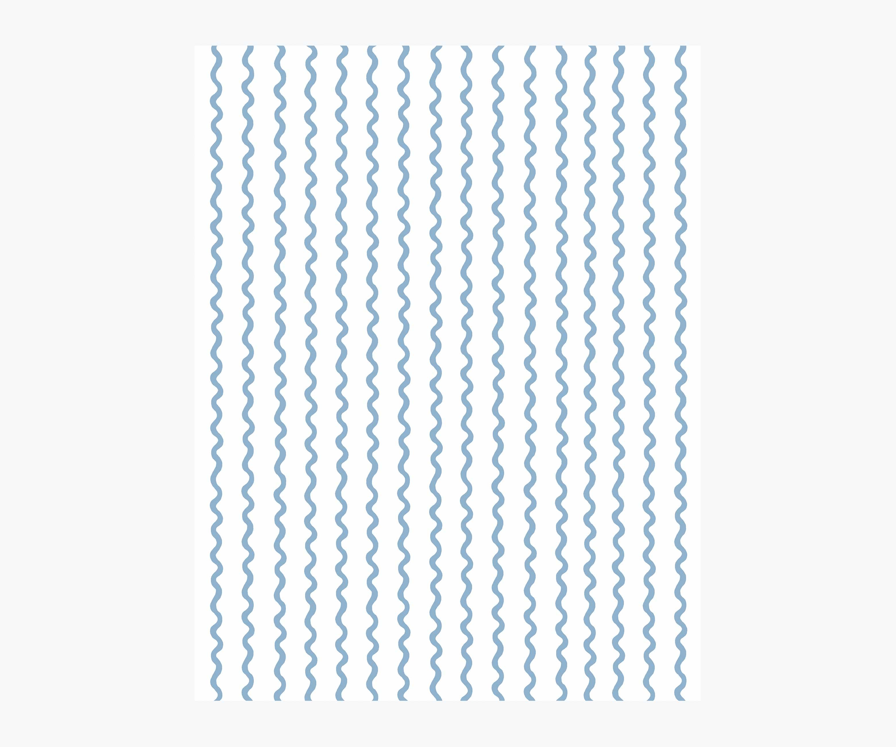 Rickrack Wallpaper Sample - Blue