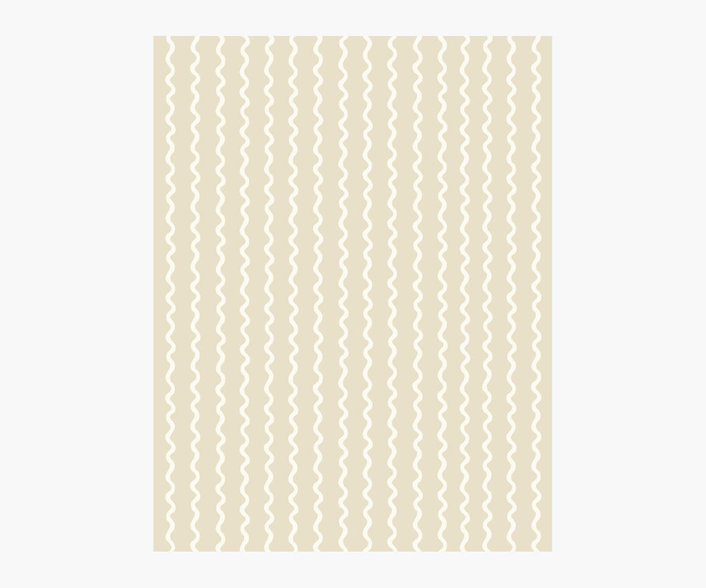 Rickrack Wallpaper Sample - Linen