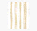 Rickrack Wallpaper Sample - Metallic Gold