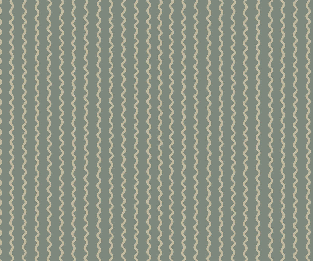 Rickrack Wallpaper - Moss