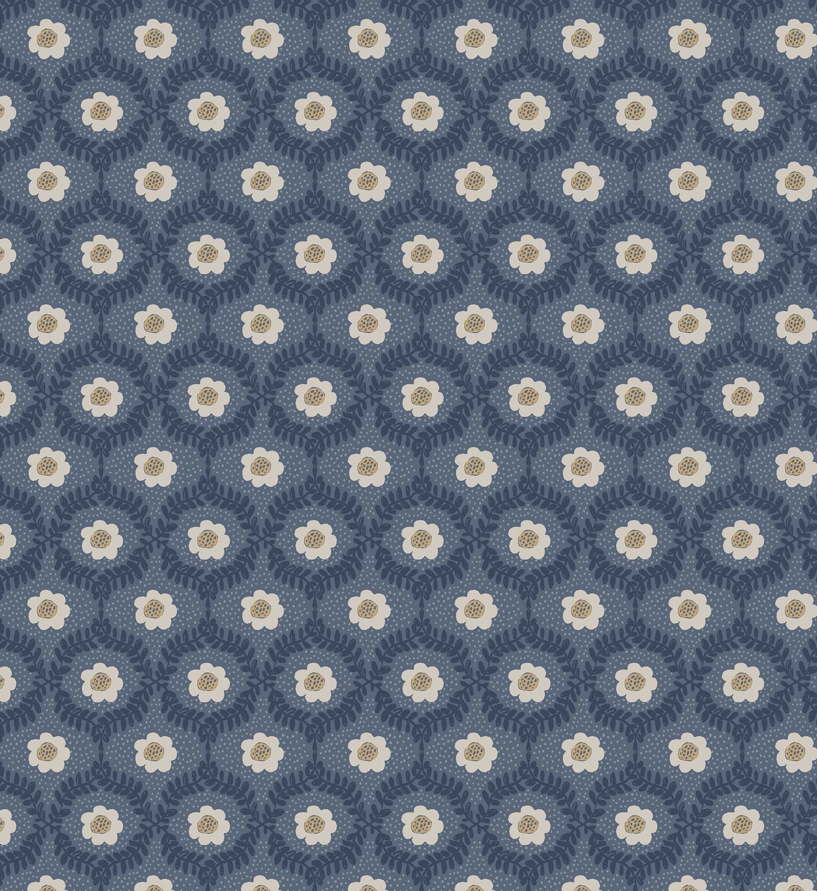 Emma Wallpaper - Navy