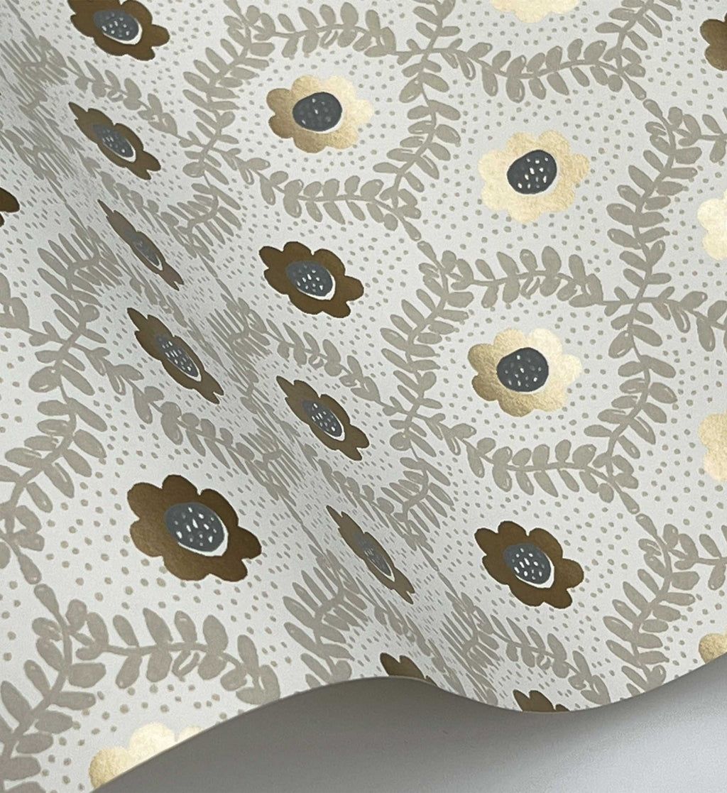 Emma Wallpaper - Linen