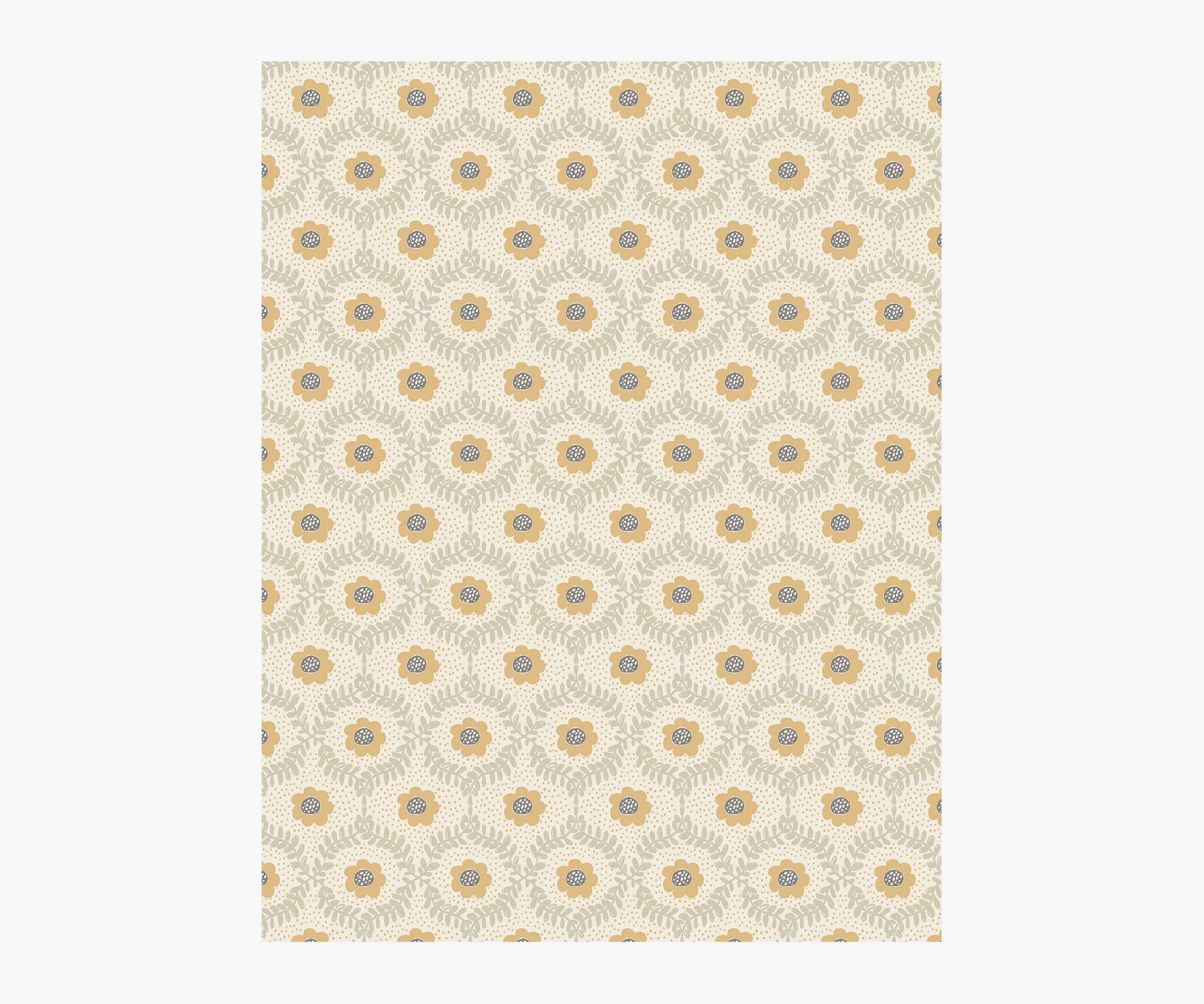 Emma Wallpaper Sample - Linen