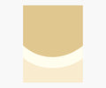 Scallop Trim Linen Wallpaper Sample