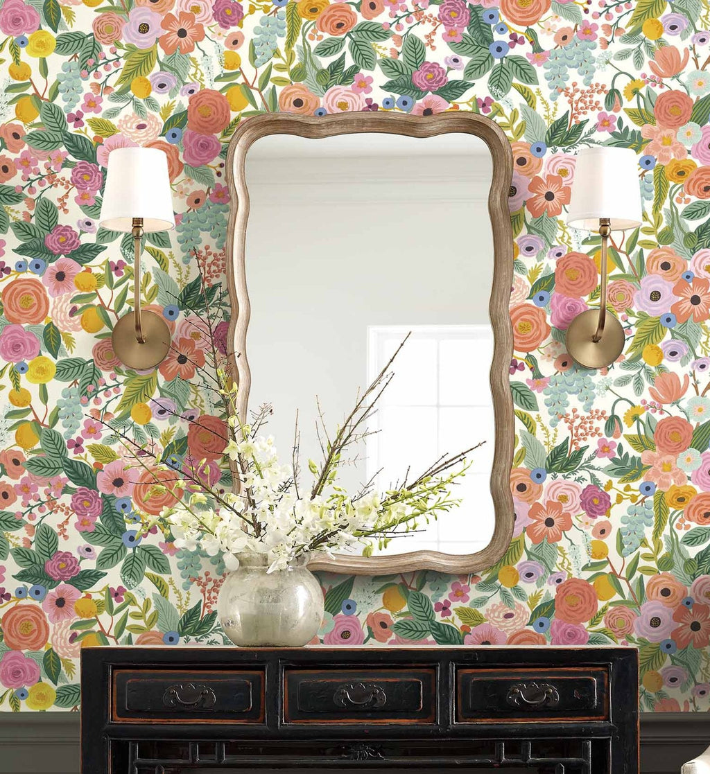 Garden Party Peel & Stick Wallpaper - Rose Multi