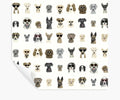 Dog Days Peel & Stick Wallpaper - Grey