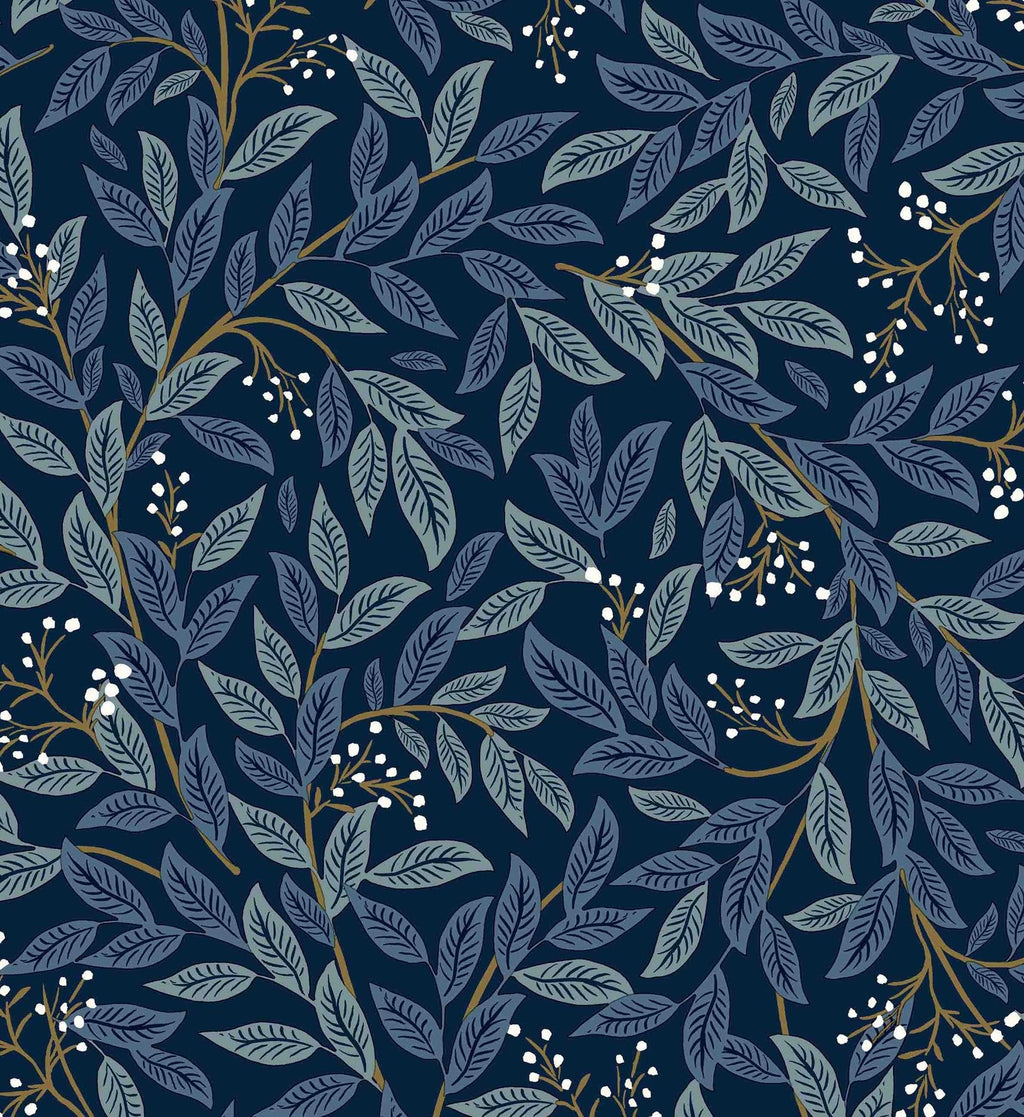 Willowberry Peel & Stick Wallpaper - Navy