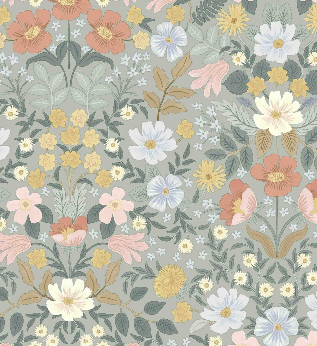 Bramble Garden Peel & Stick Wallpaper - Sage