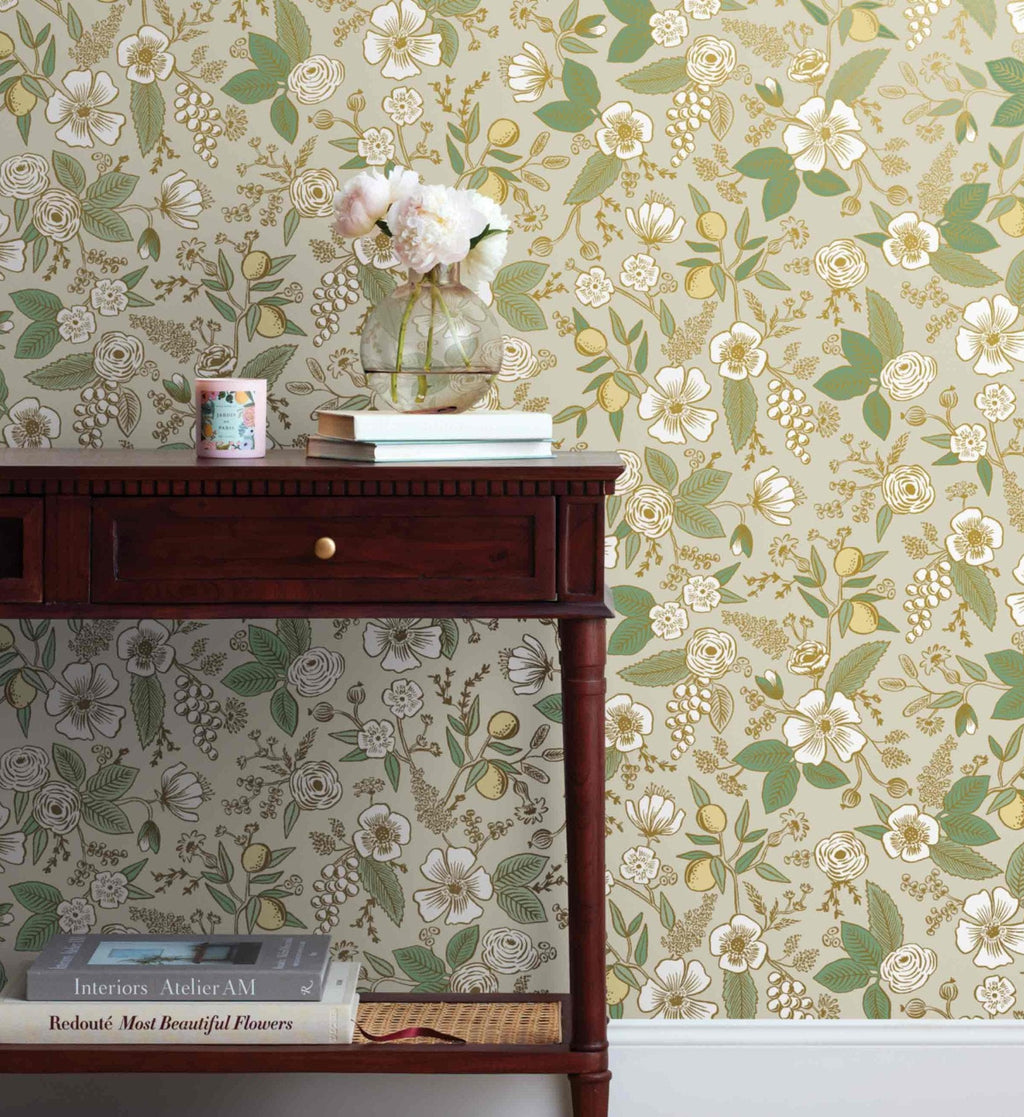 Colette Peel & Stick Wallpaper - Linen