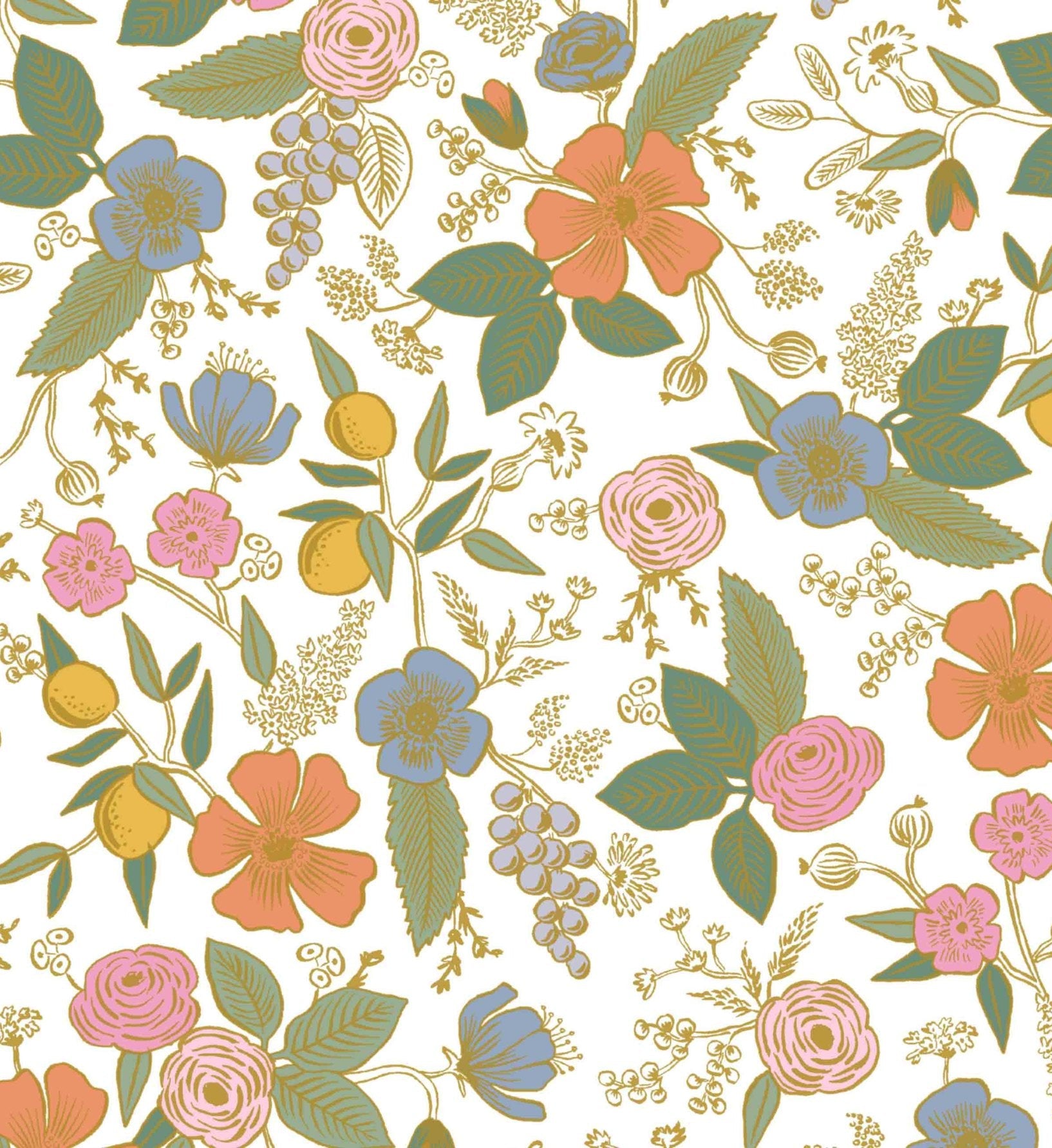 Colette Peel & Stick Wallpaper - Rose Multi
