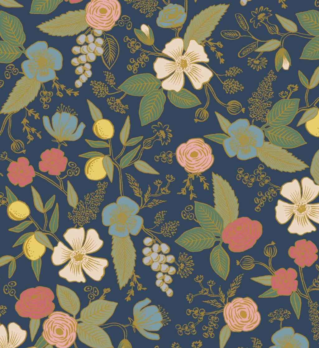 Colette Peel & Stick Wallpaper - Navy