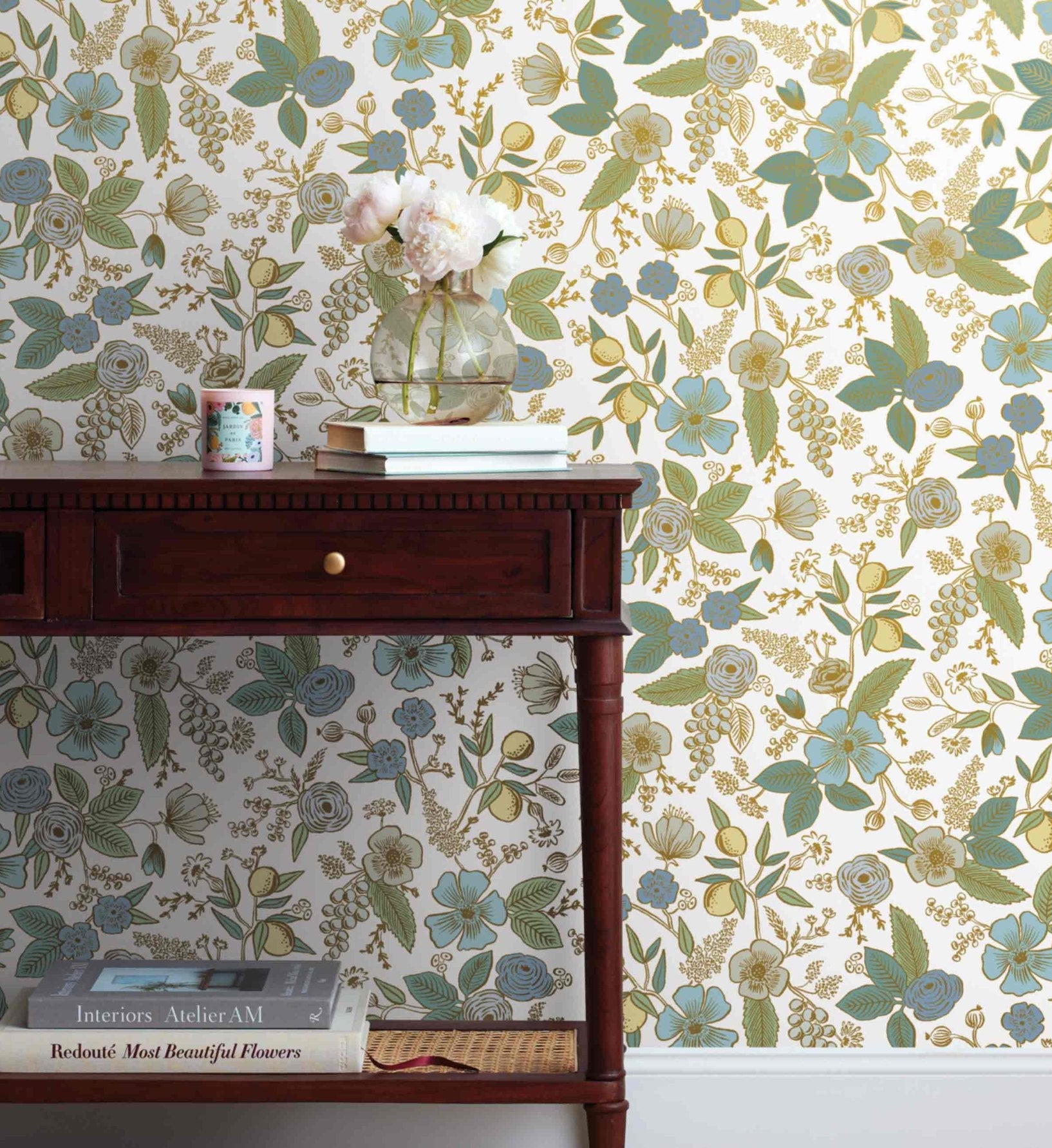 Colette Peel & Stick Wallpaper - Blue Multi