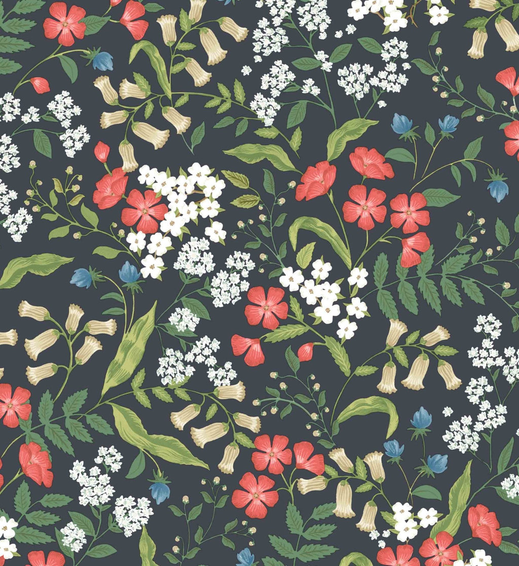 Sweetbrier Peel & Stick Wallpaper - Black