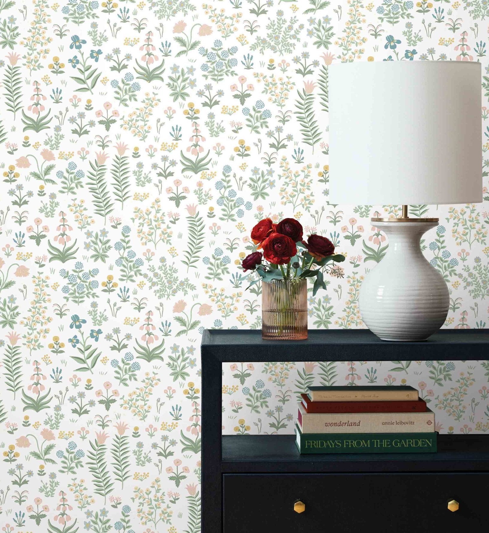 Menagerie Garden Peel & Stick Wallpaper - Blush Multi