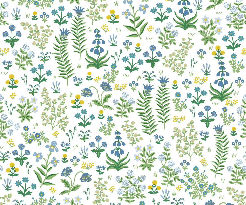 Menagerie Garden Peel & Stick Wallpaper - Blue Multi